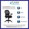 Flash Furniture Contemporary Chair Mid-Back Exec Mesh Chair, Black, Adjustable Arms, 18" to 22" Height, Mesh LF-W42B-GG - alternate 7